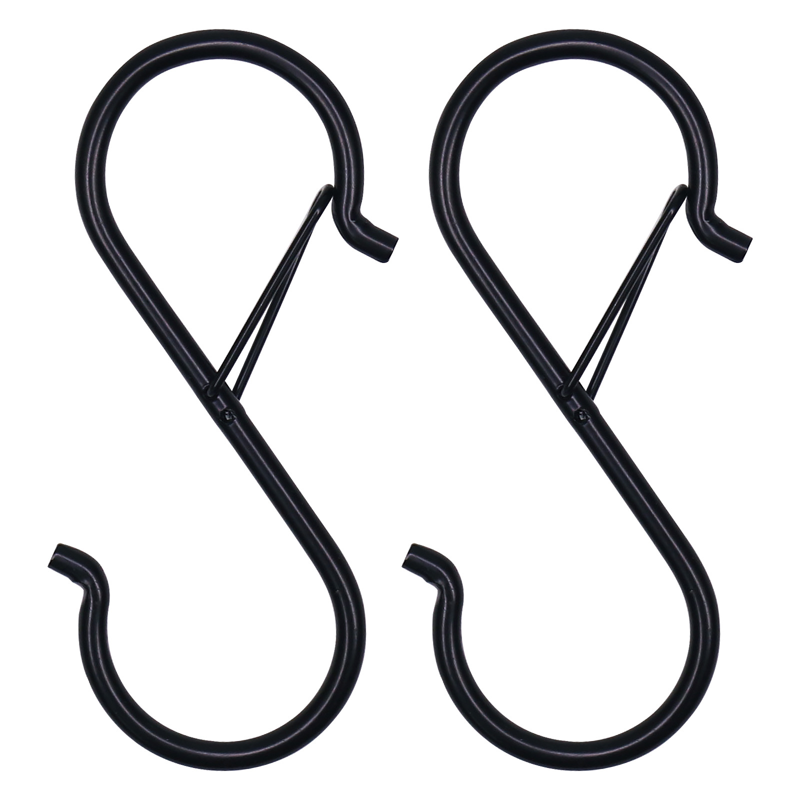 Hook s hook spring buckle kitchen bathroom balcony drying flower basket clothes hat bag anti-hook storage hook