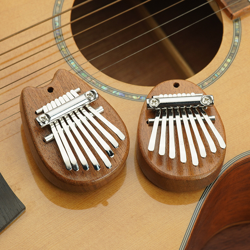 Thumb Piano 8-Tone Kalimba Mini Five-Finger Piano Portable Finger Piano Niche Musical Instrument Kidsren's Educational Toys Wholesale