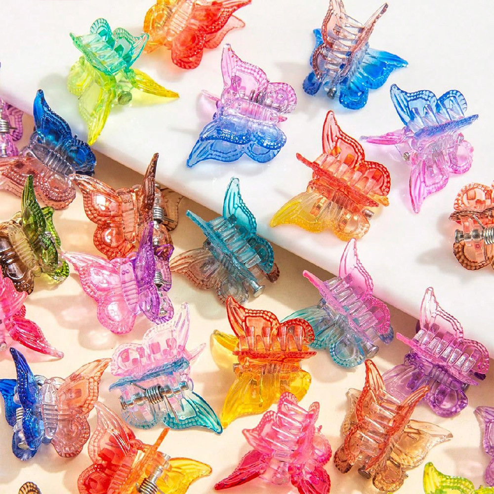 мини маленькая детская заколка бабочка маленькая зажим для волос оптом цветные милые аксессуары для волос для малышей