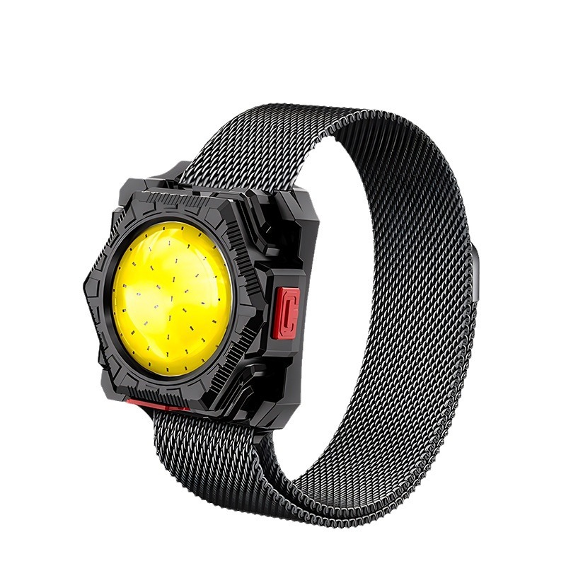 Multifunctional three-in-one strong light flashlight headlight wrist lamp waist bag lamp watch lamp household work lamp auto repair lamp