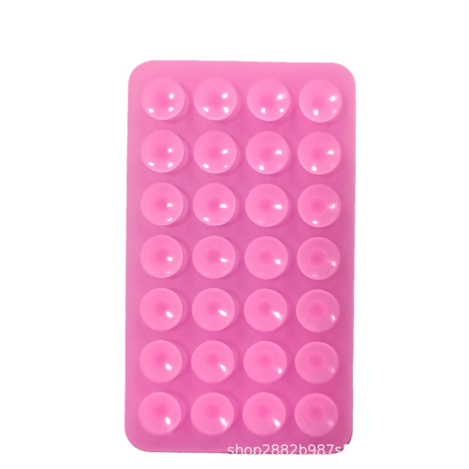 Double-Sided Silicone Suction Cup 28/24 Square Mobile Phone Holder Tablet Bag Charger Universal Suction Cup Holder