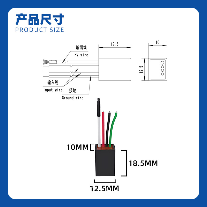 Trumpxp Small Air Purifier Small Particle Size Small Size Negative Ion Generator Ac110V Module