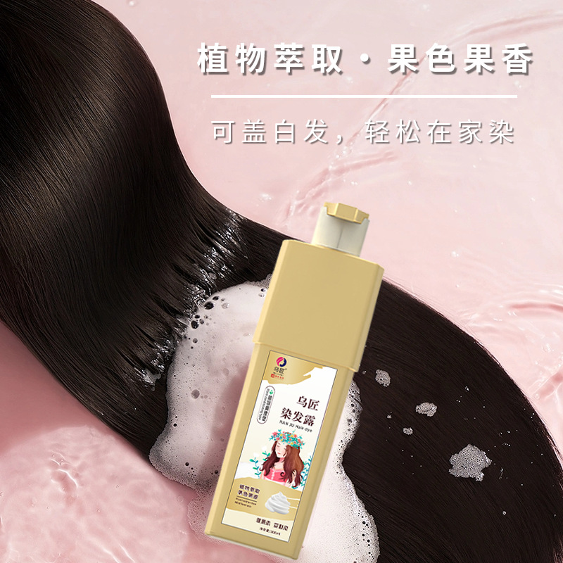 Hair Dye Cream Without Bleaching, Self-Dyeing at Home, Healthy Plant-Based Hair Dye, Bubble Hair Dye 300ml Wholesale