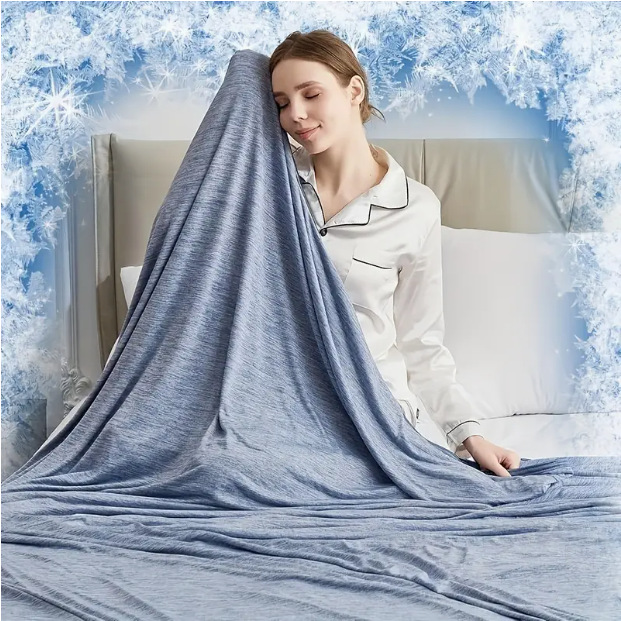 European and American Japanese Foreign Trade Cross-Border Amazon Cooling Blanket Summer Cool Quilt Summer Blanket Office Blanket Cool Blanket Air Conditioning Blanket