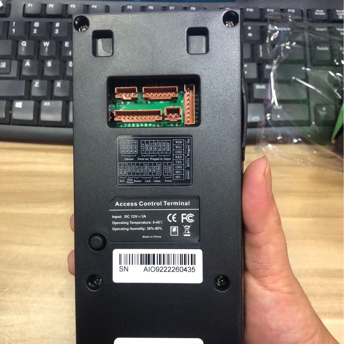 Entropy-Based Zkteco F18 Attendance Access Control Machine Access Control System Fingerprint Access Control