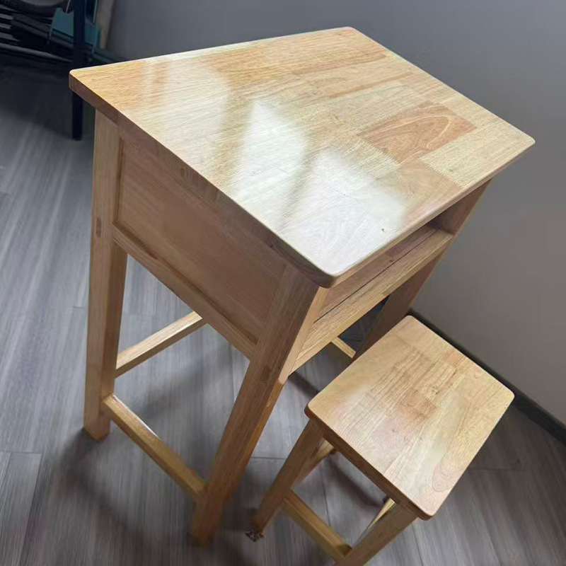 Solid Wood Desks and Chairs, Solid Wood Tables, Children's Study Tables, Primary and Secondary School Students' Solid Wood Desks and Stools, Factory Direct Sales and Wholesale