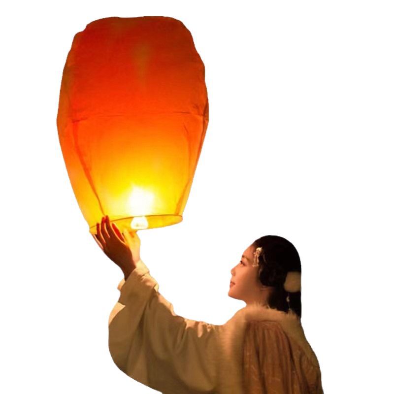 Kongming lantern wishing lamp foreign trade wholesale Kongming lantern oversized Kongming lantern wishing lamp sky lamp water splashing festival Kongming lantern