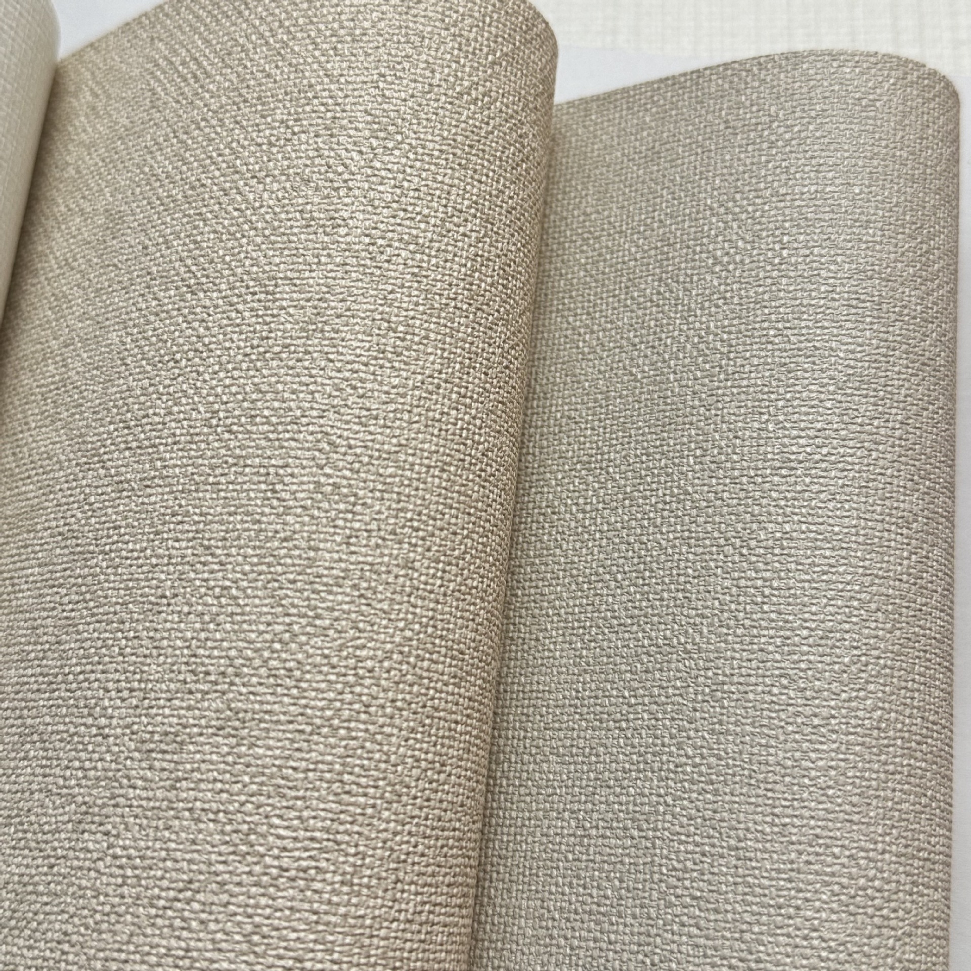 All season hotel with 3.0/4.0 special engineering wall covering cross cloth PVC wall covering moisture-proof B1 flame retardant wall covering