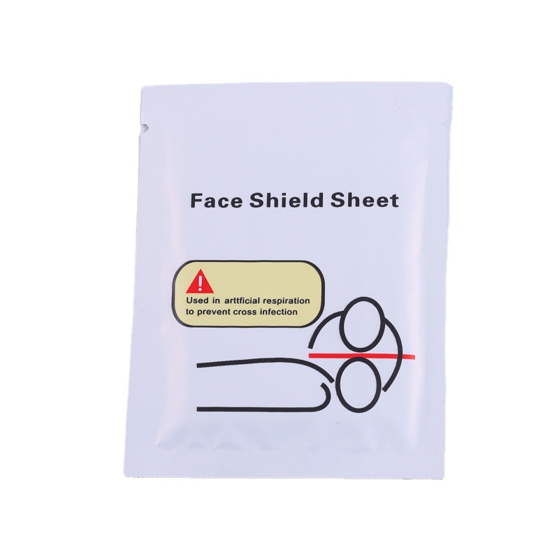 artificial respiration mask disposable cpr barrier breathing disinfection foreign trade mask cardiopulmonary resuscitation mouth-to-mouth training