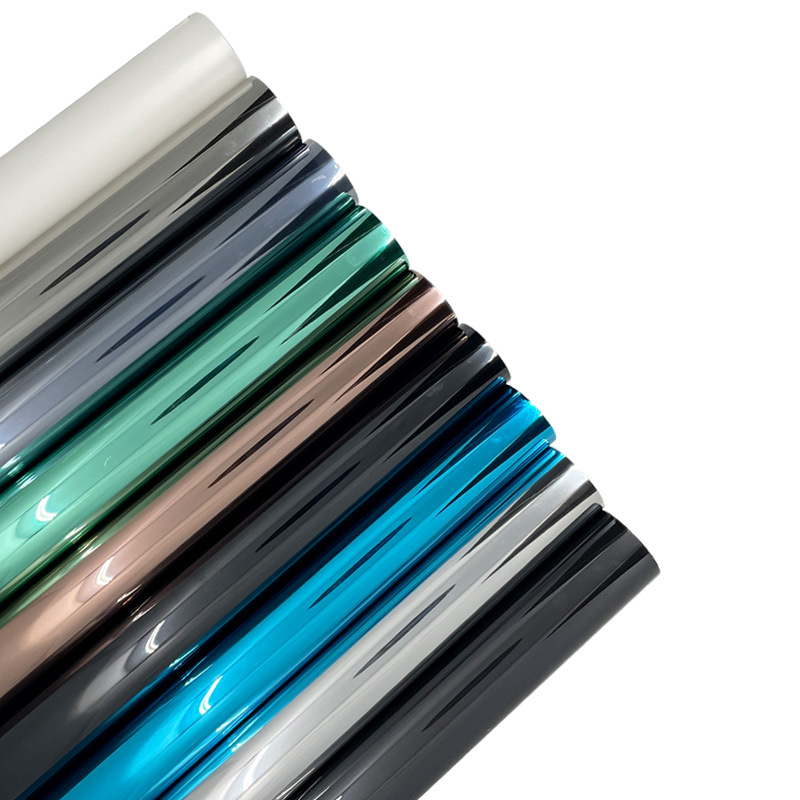 Wholesale glass heat insulation film window sunscreen shading one-way perspective Office anti-peep one-way nano heat insulation film