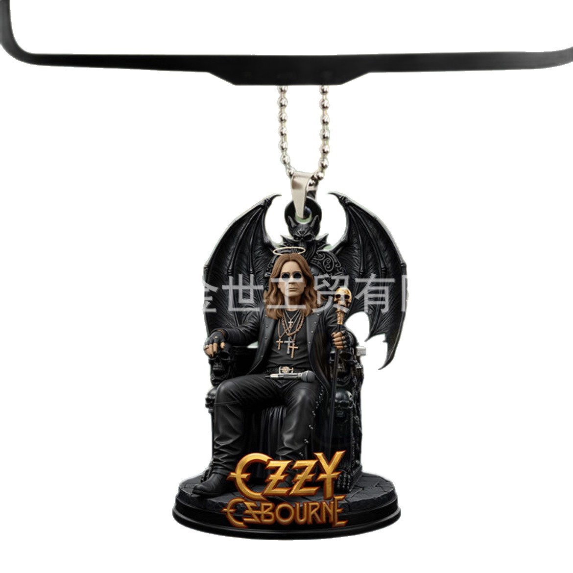 Cross-Border Ozzy Osbourne Sitting Bat Throne Ornament Ozzy Osbourne Pendant