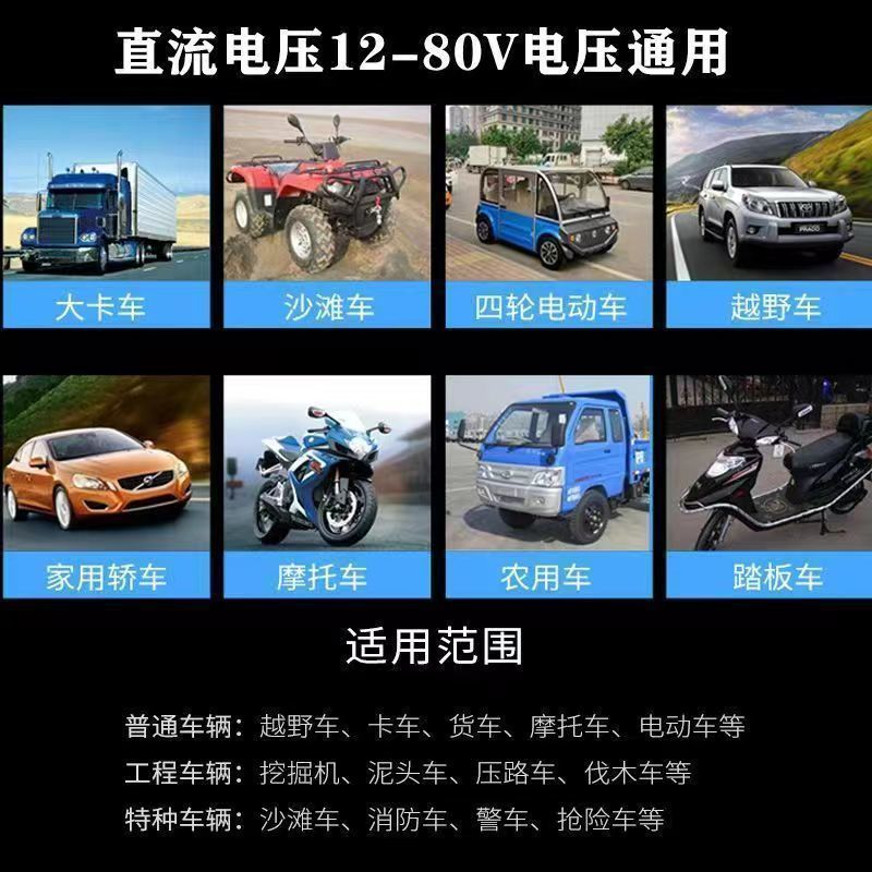 Led Electric Car Lights, Strong Light, Super Bright Battery Motorcycle Spotlights, Car Headlights, Tricycle Truck Reversing Lights