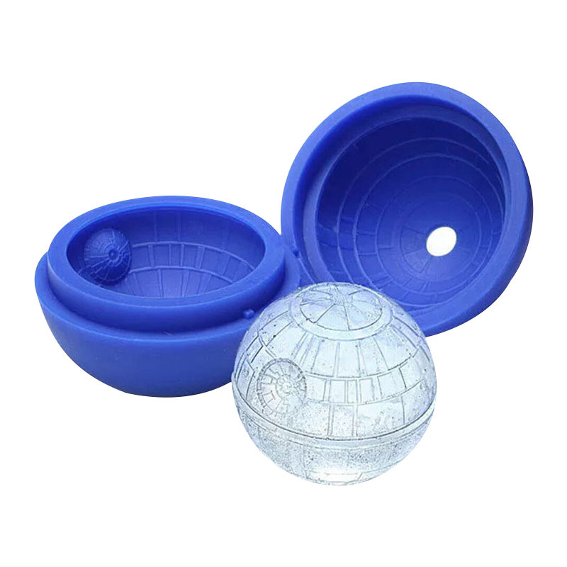 Creative Single Hole Whiskey Silicone Round Ice Ball Mold Maker Ice Ball Ice Box Spherical Frozen Ice Cube Ice Tray
