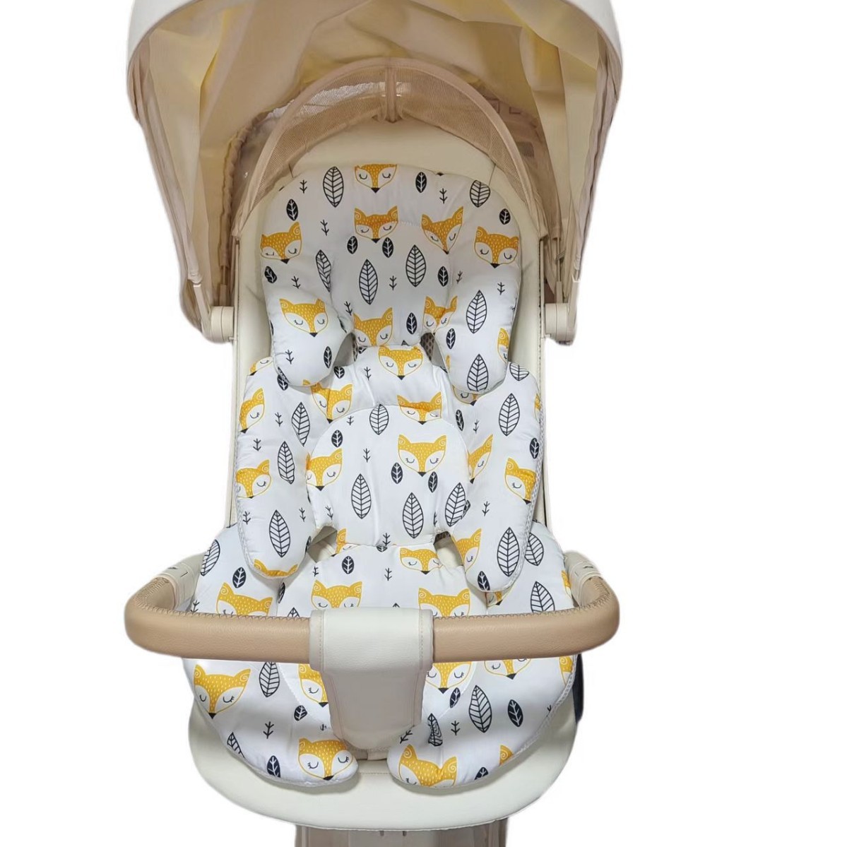 Baby Stroller Cushion Baby Stroller Cushion Lying Cushion Ridge Cushion Autumn and Winter Cotton Cushion Cushion Accessories Universal for All Seasons