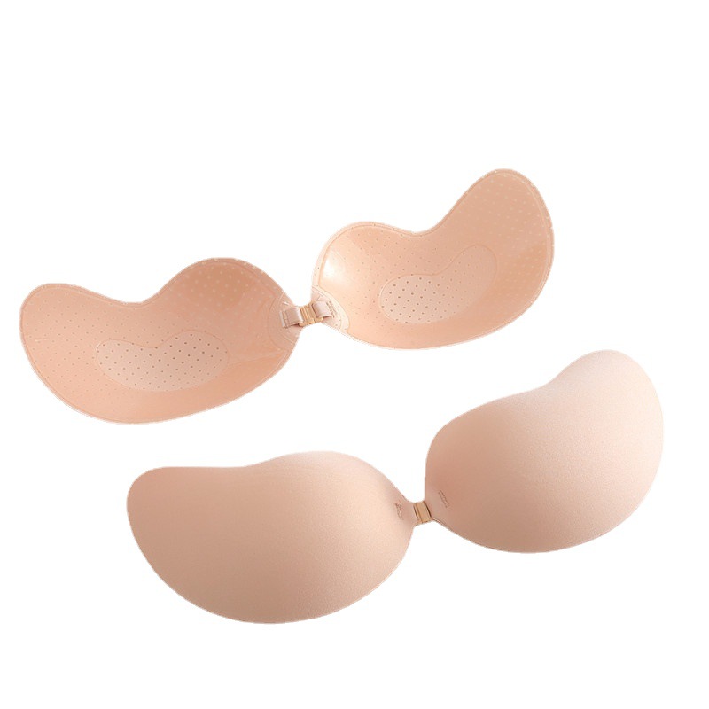 Breast Patch Invisible Silicone Mango Style Underwear Sling No Rims Strapless Bra Anti-Sagging Ready Stock Wholesale