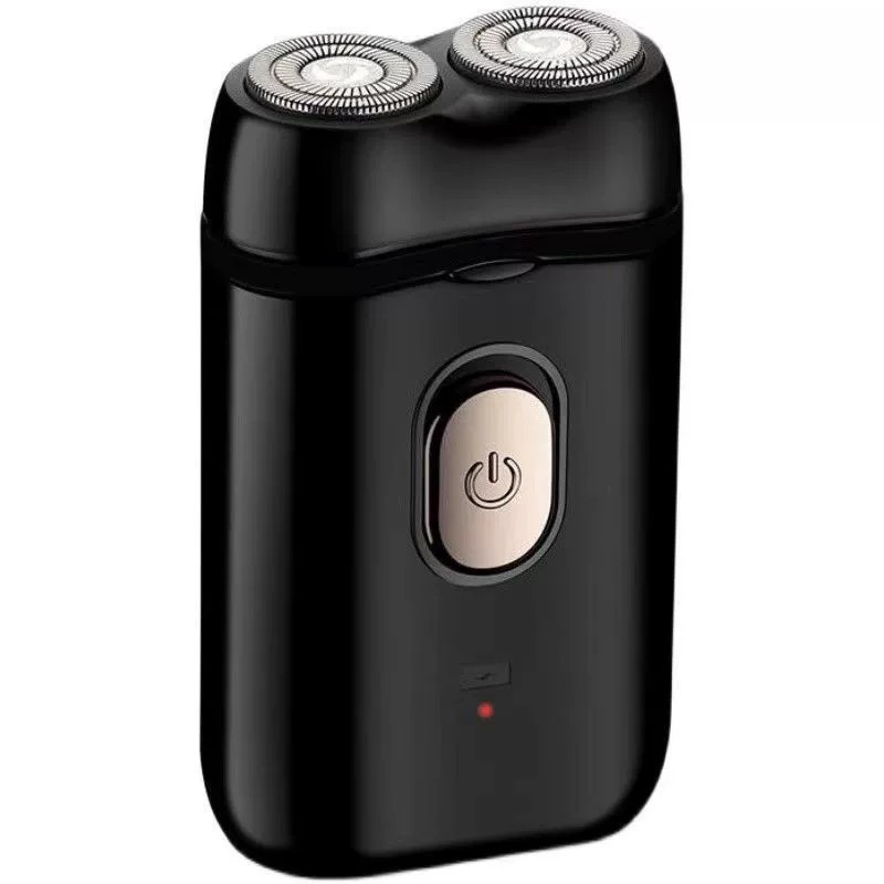 Electric Shaver Men's Rechargeable Beard Trimmer Mini Portable Shaving Double-Head