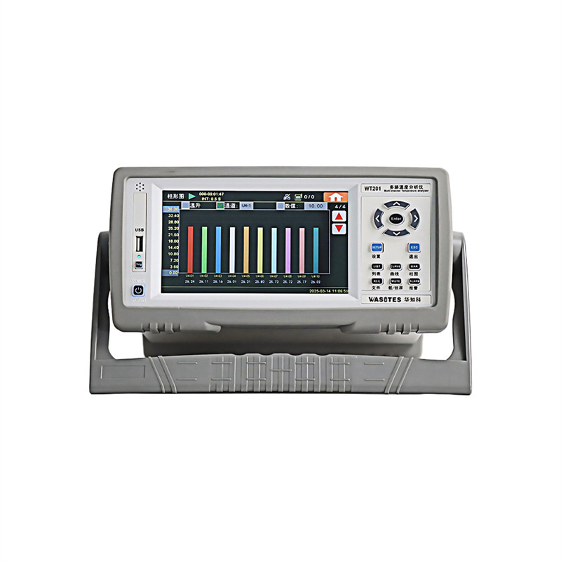 Huazhike High-Precision Multi-Channel Temperature Analyzer Wt201 Multi-Channel Temperature Data Meter Recorder Thermometer