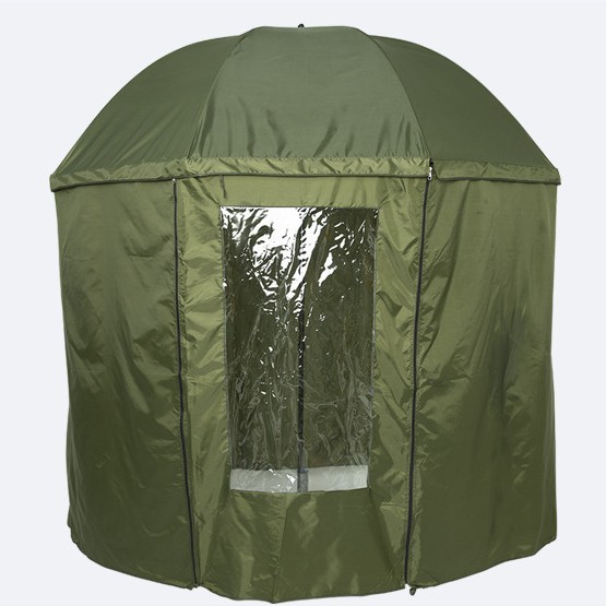 Pvc Window Full Cloth Umbrella 190t Polyester Outdoor Fishing Umbrella Universal Windproof and Rainproof Beach Fishing Umbrella