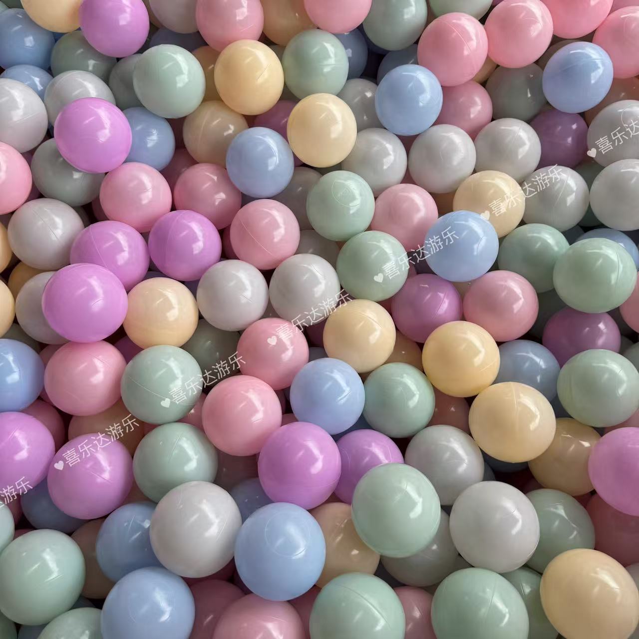 Thickened ocean ball food grade non-toxic baby indoor Macaron color children naughty castle playground wave ball