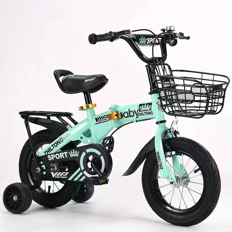New folding children's bicycle 2-9 years old bicycle 12/14/16/18 inch baby bicycle student car gift