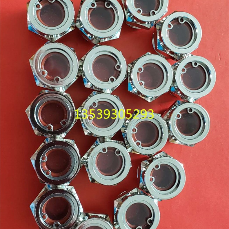Burger viewing mirror G1/2 industrial kiln viewing mirror G1/4 Burner pressure measuring nozzle M14 * 1.25 viewing hole mirror