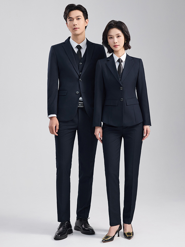 Suit Set for Men and Women, Autumn and Winter Business Professional Work Formal Wear, Groomsmen and Groom's Dress, 4S Store Sales Vest