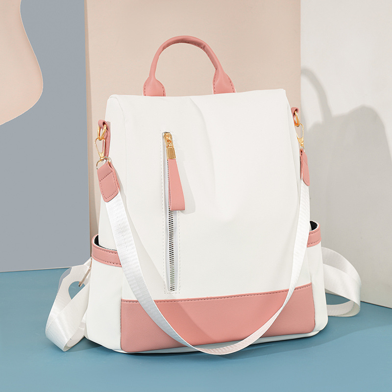 2025 New Trendy Women's High-End Backpack Soft Leather Fashionable Anti-Theft Versatile Large-Capacity Backpack Travel School Bag