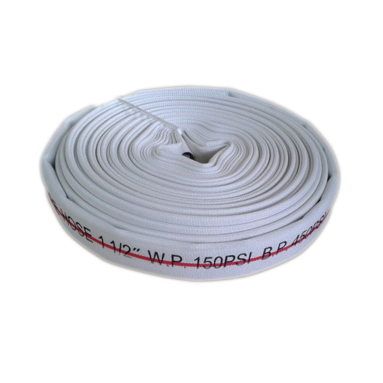 Синтетический резиновый пожарный шланг с полиэфирным волокном, 8-65, 25.65м, шланг с муфтой