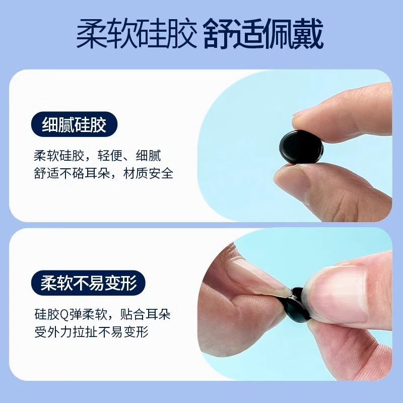 Anti-Slip Silicone Eyeglass Ear Hooks for Children's Eyeglass Frames, Anti-Fall and Anti-Slip Hooks with Clips