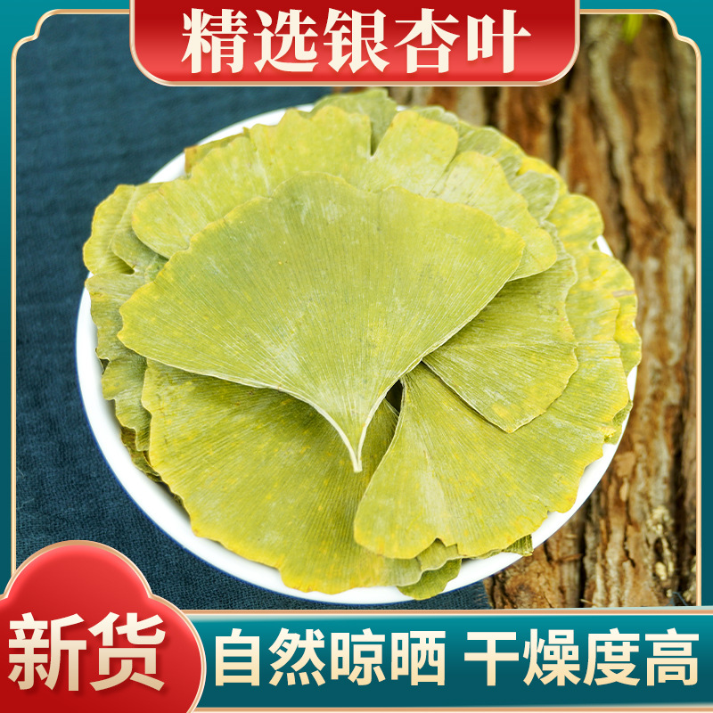 Листья гинкго, китайская травяная медицина 500г, чай из листьев гинкго, настоящая новинка, белые сушеные листья гинкго, целые куски для чая и воды