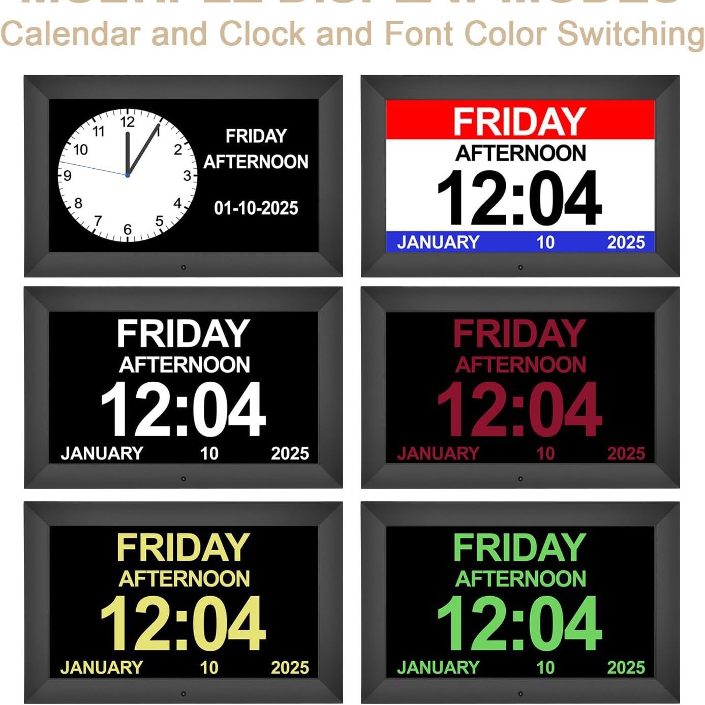 Amazon's Hot Model 10.1inch Smart Digital Clock Machine Small Size Stand-Alone Version Display Stand Hd Advertising Machine