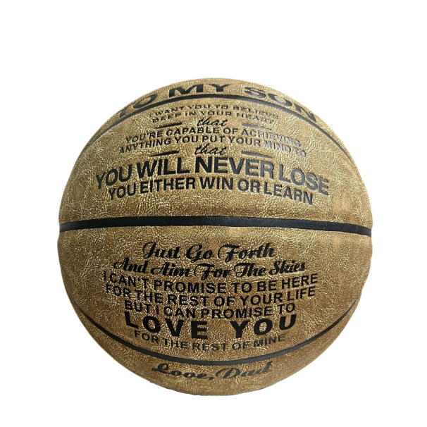 Genuine Leather Basketball No. 7 Basketball Game Ball Customized Cowhide Adult Sports Outdoor Wear-Resistant Basketball for Students