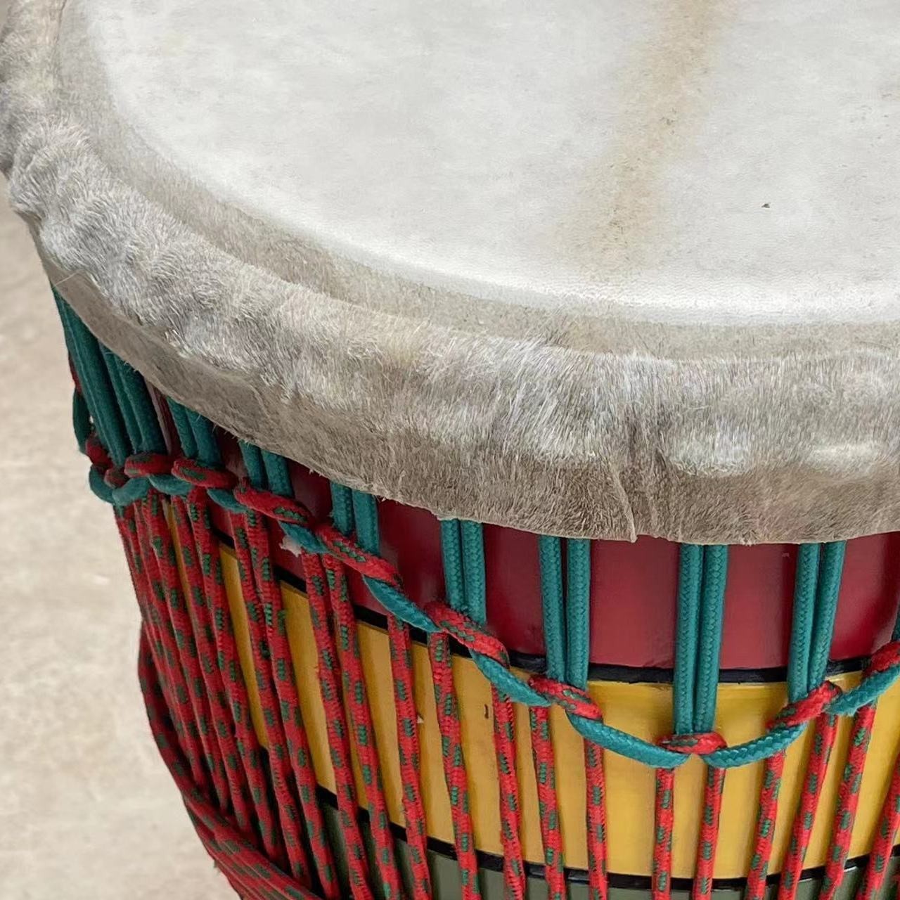 Master Performance 12 13 14 "Professional African Drum Goat Skin tambourine Lijiang Yunnan Adult Stage Performance