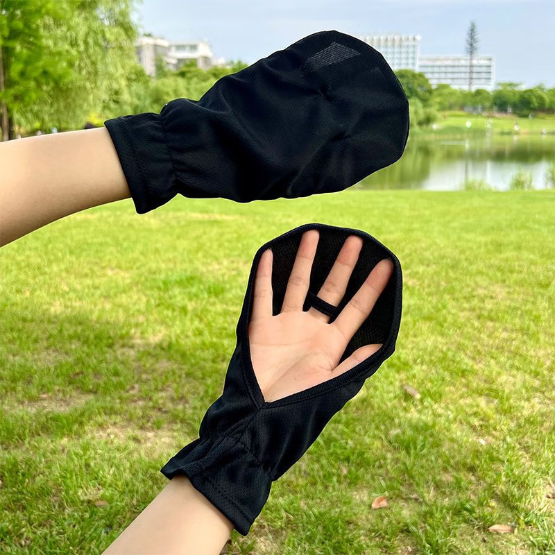 Summer Short Horseshoe Sleeves Sun Protection Gloves Anti-uv Outdoor Travel Driving and Cycling Exclusive Horseshoe Sleeves Sleeves