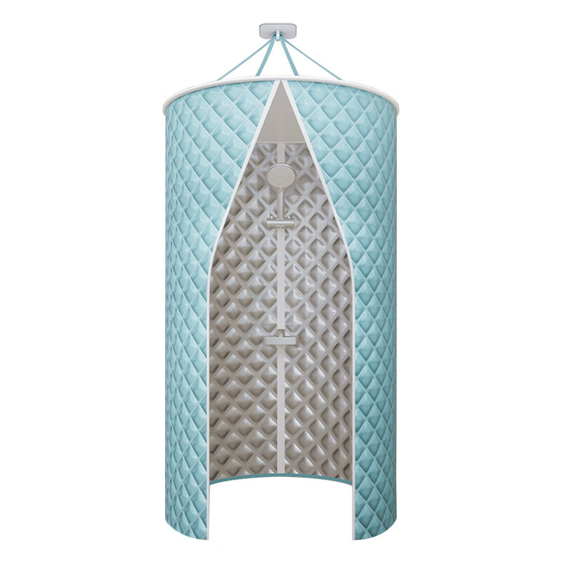 High-end Bathroom Round Bath Cover Bath Account Thickened Thermal Insulation Cotton Winter Bath Shower Curtain Home Warm Shower Protection