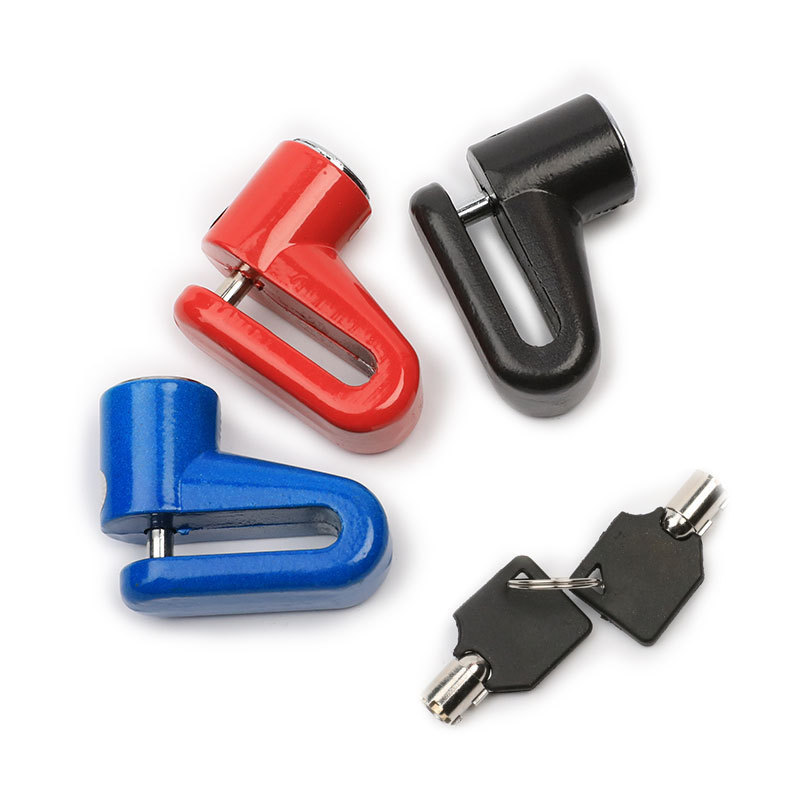 Мини замок для дискового тормоза велосипеда, противоугонный замок, удобный замок для дискового тормоза мотоцикла, замок для дискового тормоза горного велосипеда