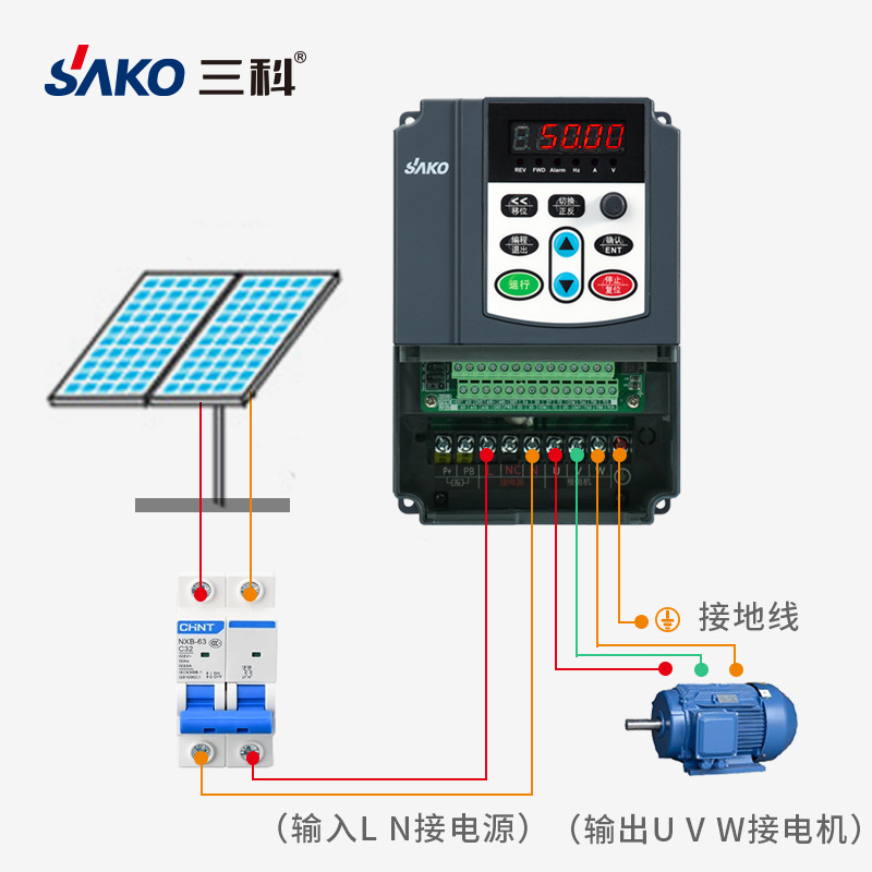 Sanke Inverter 4/5.5/7.5/11/15/18/22/30-110Kw Solar Photovoltaic Water Pump Inverter