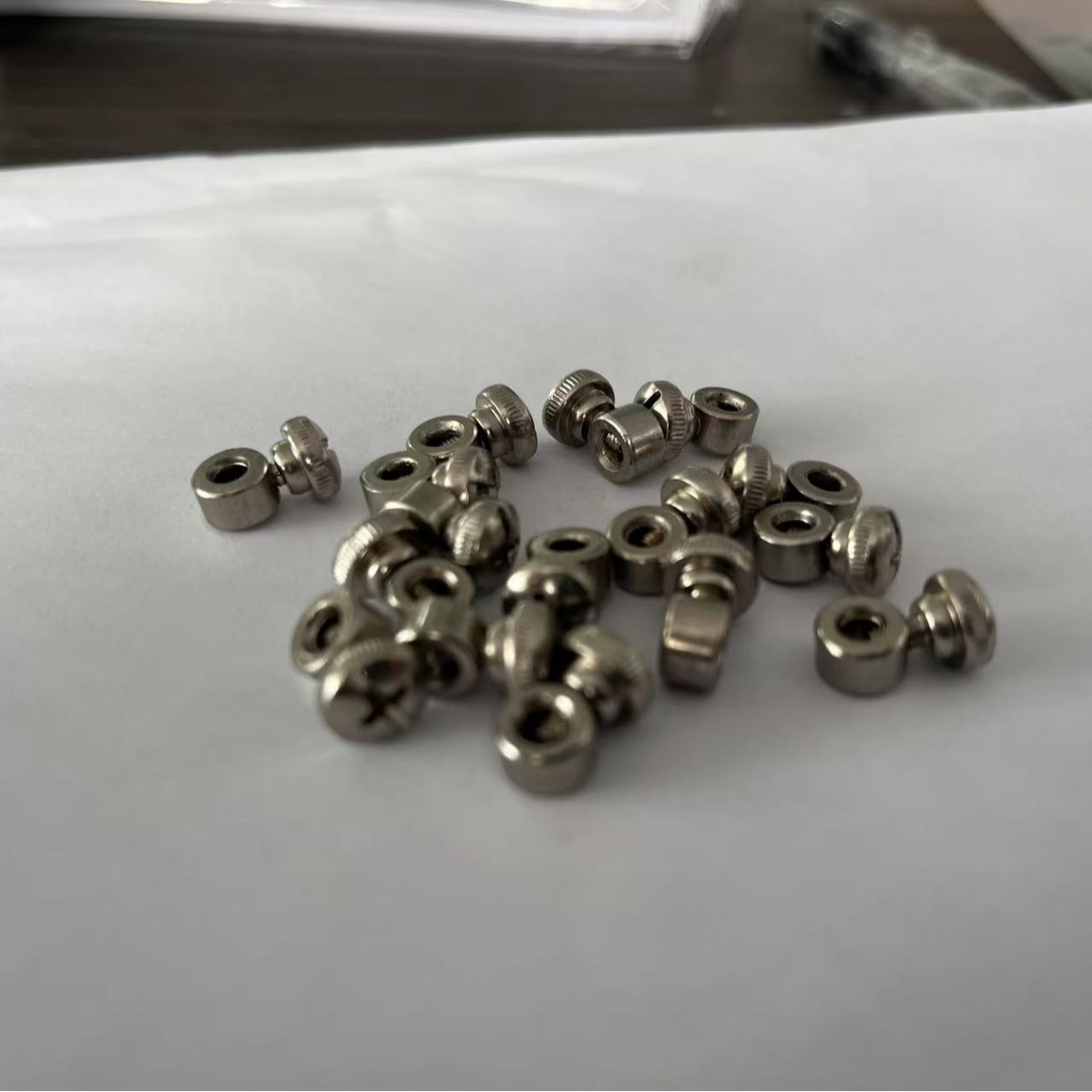 Metal Skipping Rope Adjustment Screw Hand-Twisted Knurled M3 Single-Hole Buckle Accessory Steel Wire Parent-Child Interaction