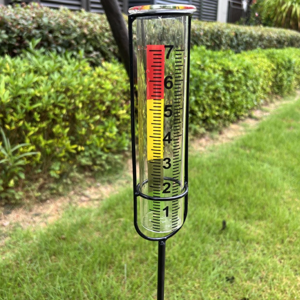 Cross-border environmental protection new high borosilicate glass rain gauge rain gauge test tube plug-in glass cup scratch-resistant and wear-resistant