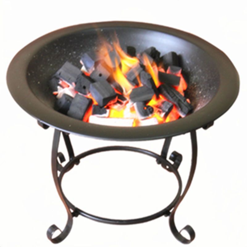 Old-Fashioned Fire Pit Charcoal Stove for Home Outdoor Barbecue Grill Iron Fire Pit Winter Heating Stove Fire Pit