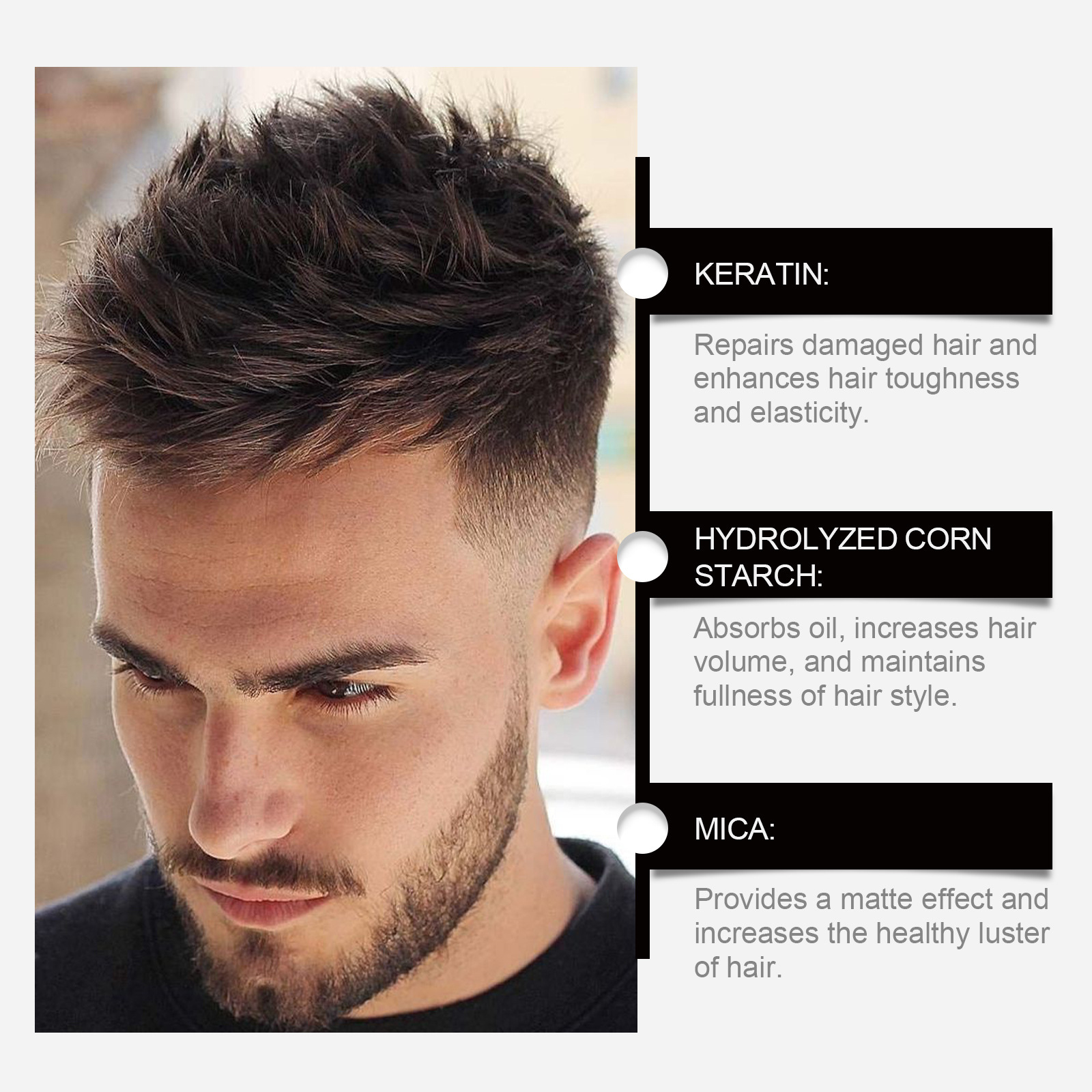 Meidian cross-border English version is specially for fluffy powder hair styling powder bangs wash-free oil removing oil head artifact dry hair powder