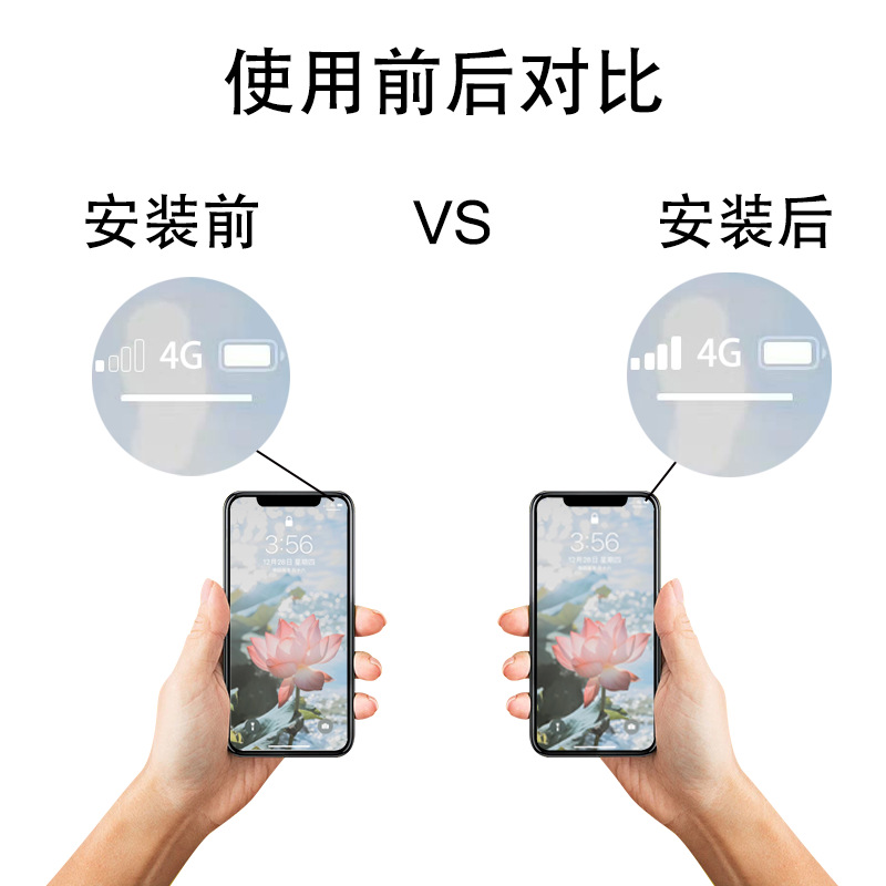 Cross-border hot sale GSM mobile phone signal amplifier 900/1800MHz factory direct sale 4G mobile phone signal booster