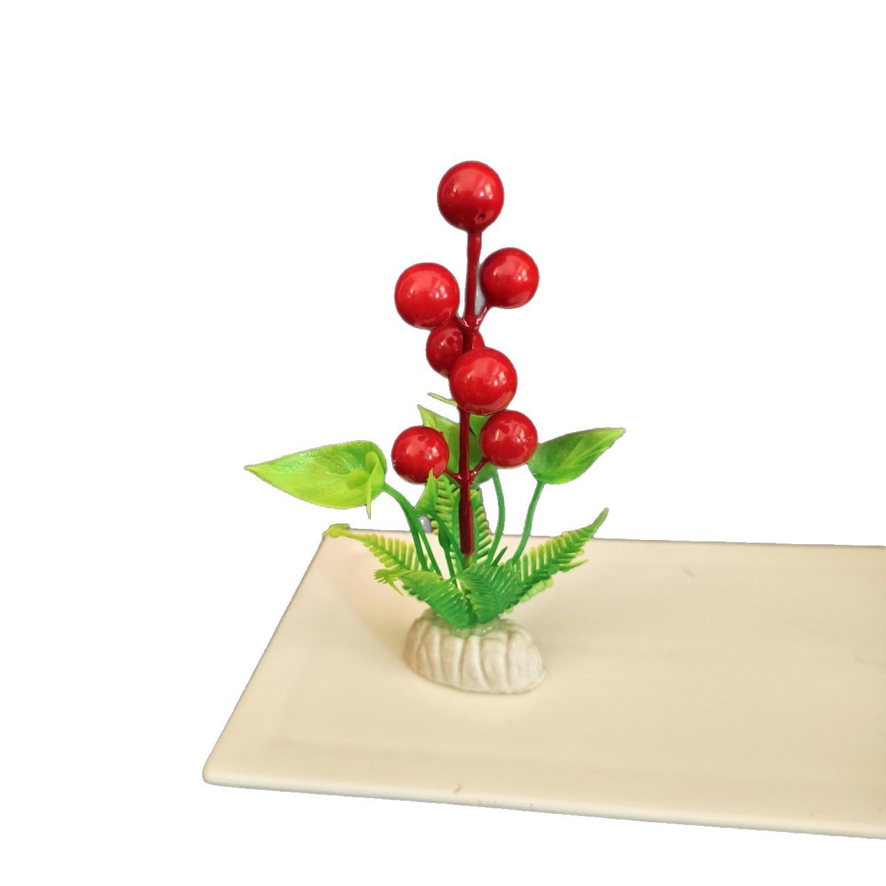 Factory direct display plate flower hotel catering kitchen plate cold dish ornament sashimi cold dish decoration plastic fake flower