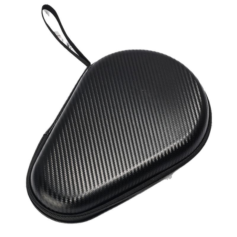 Factory Direct Sales Table Tennis Racket Storage Bag Portable Hard Square Gourd-Shaped Racket Case New Model Large Capacity Anti-Drop