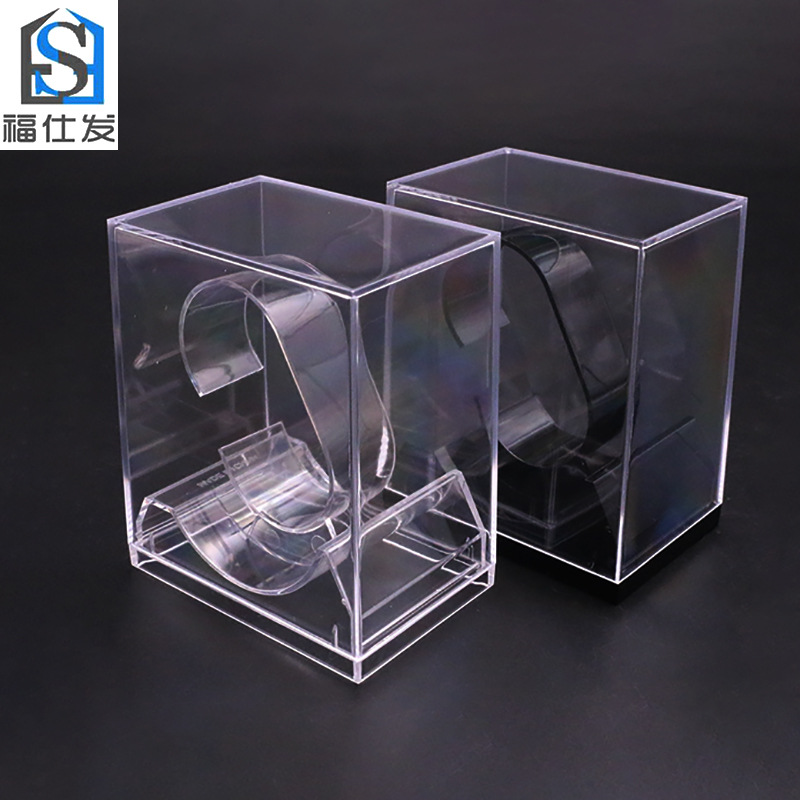 Children's Watch Transparent Packaging Box Digital Watch Plastic Box Jewelry Watch Storage Display Box Ps Plastic Crystal Box