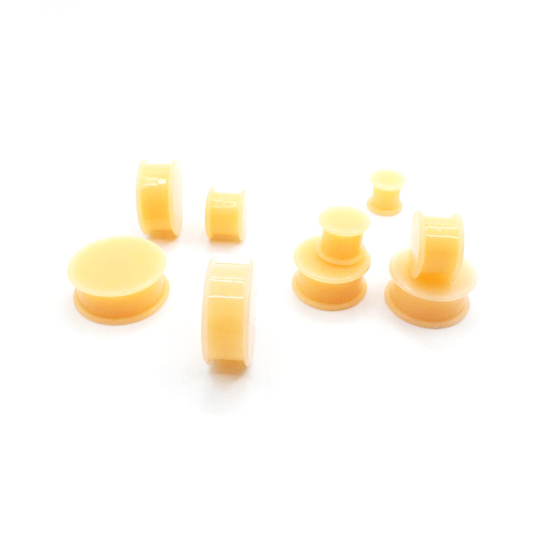 Amazon Aliexpress Cross-Border E-Commerce Piercing Jewelry Auricle Ear Expander Earrings Cylindrical Solid Silicone Ear Expander