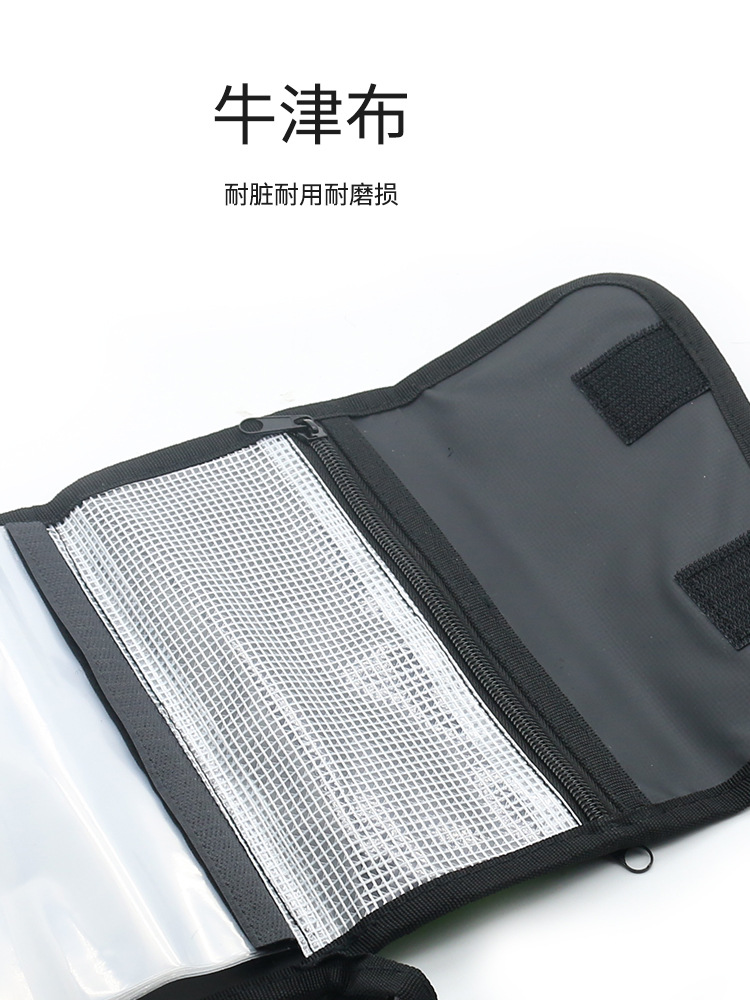 Luya Soft Bait Bag Fishing Gear Storage Bag Fake Bait Storage Bag Bait Storage Bag Large Capacity Portable Black Pit Fishing Gear Bag