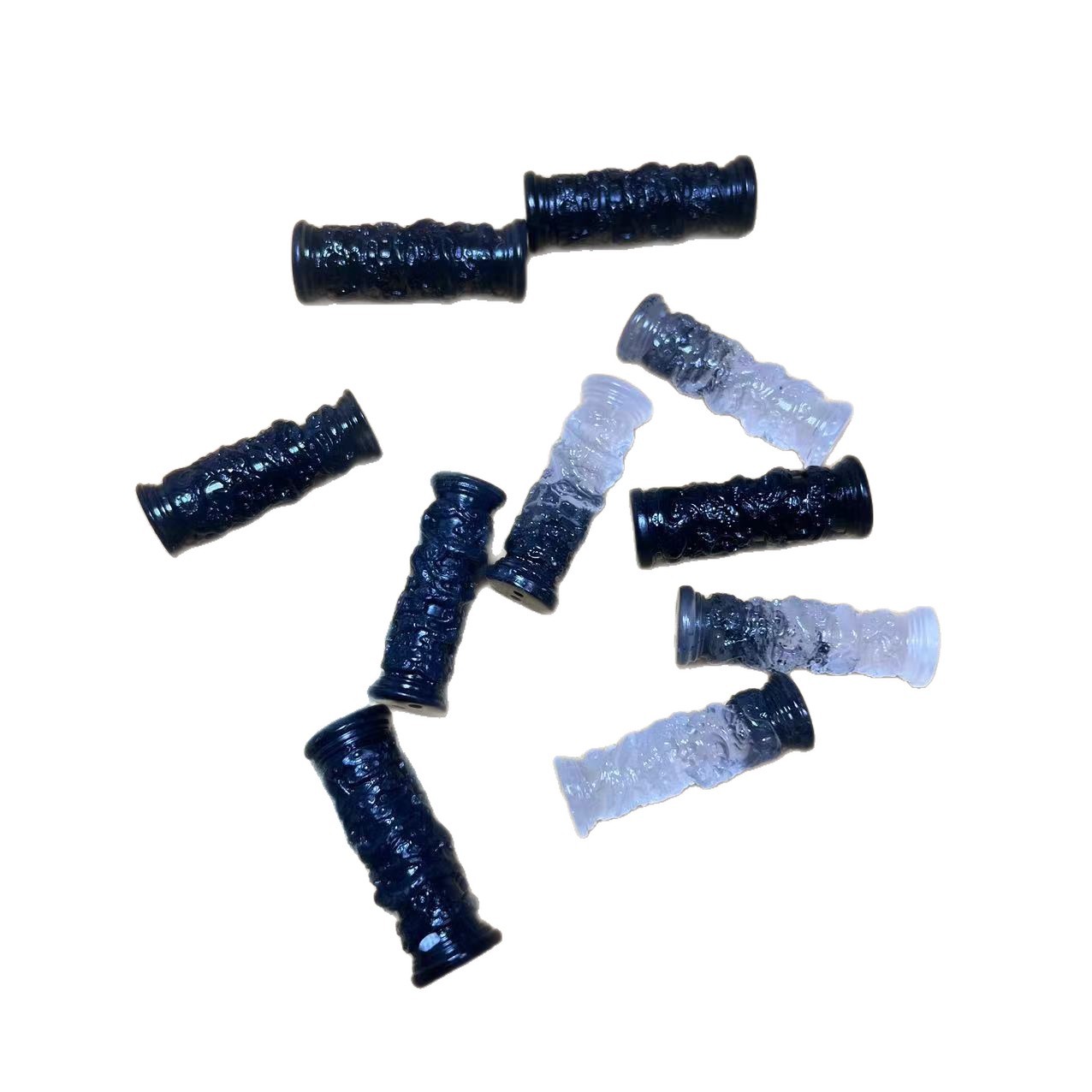 Natural Jadeite Dragon Pillar Pendant DIY Jewelry Accessory Unisex Wholesale from Manufacturer