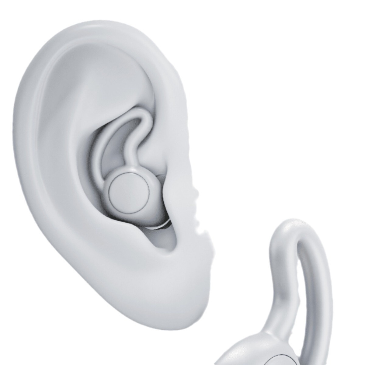 Cross-border Silicone Soundproof Earplugs Anti-noise Sleeping Dormitory Silent Artifact In-ear 3-layer Waterproof Earplugs Noise Reduction