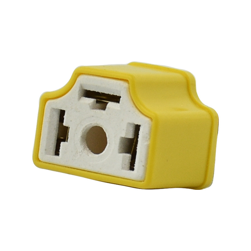 Motorcycle electric car double claw headlight lamp holder T10 instrument lamp socket insert bulb lamp wire steering lamp holder plastic lamp holder